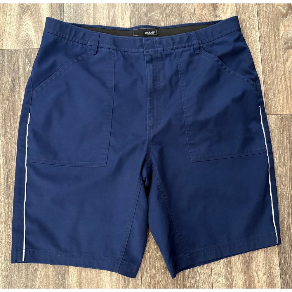 Oobe Shorts Men's Size 38 11" Navy Blue Performance Chino Workwear Casual Pocket